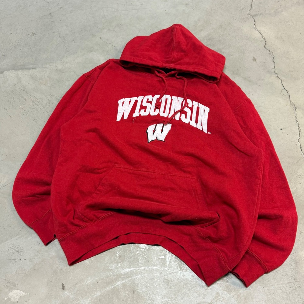 Red Wisconsin College‎ Hoodie